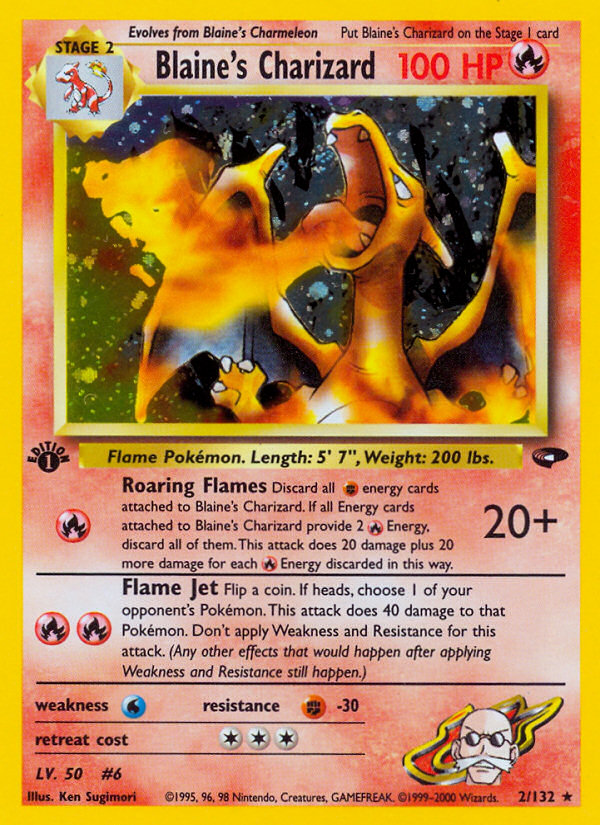 Blaine's Charizard - Gym Challenge - Pokémon