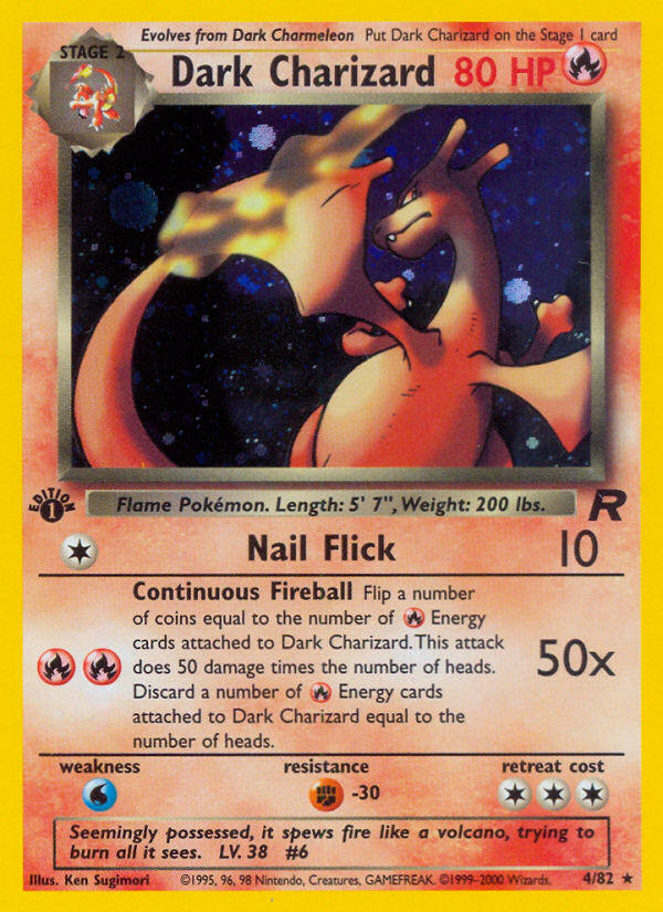 Dark Charizard - Team Rocket - Pokémon