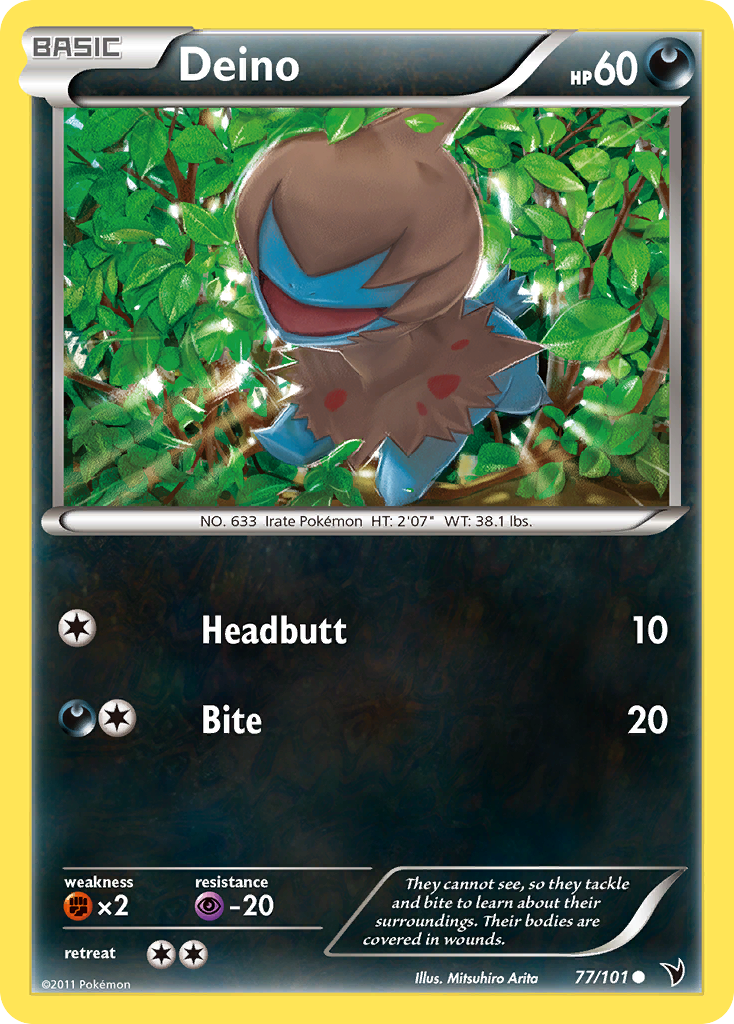 Deino - Noble Victories - Pokémon