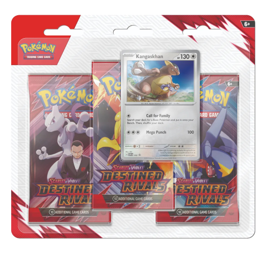 Destined Rivals Pokemon - 3 pack blister