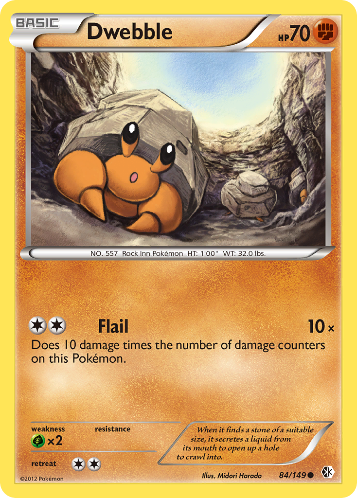 Dwebble - Boundaries Crossed - Pokémon