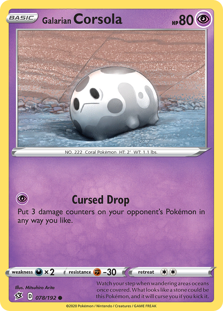 Galarian Corsola - Rebel Clash - Pokémon