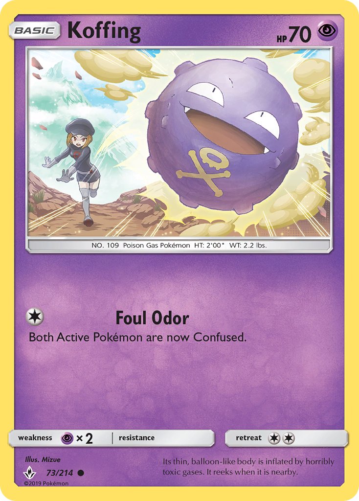 Koffing - Unbroken Bonds - Pokémon