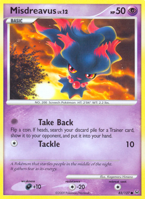 Misdreavus - Platinum - Pokémon