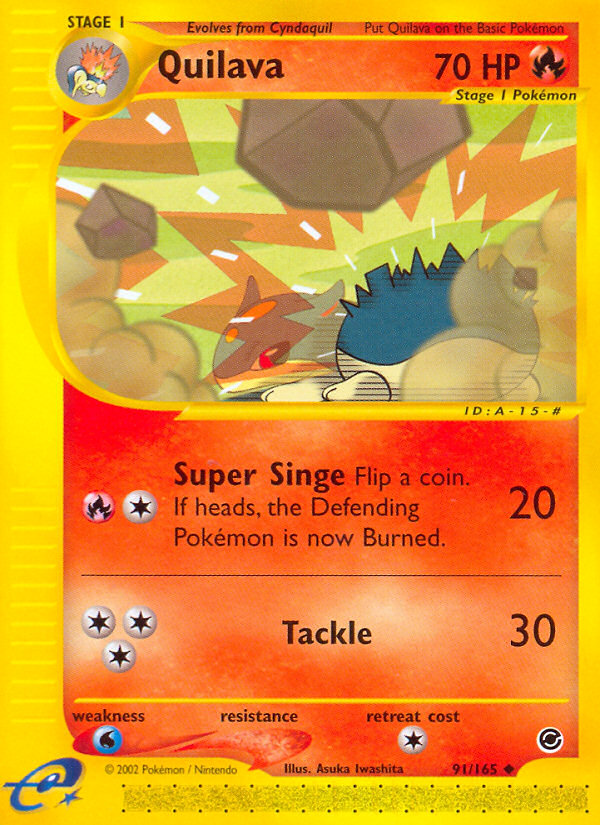 Quilava - Expedition Base Set - Pokémon