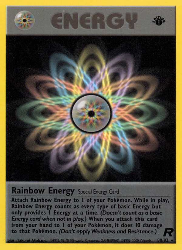 Rainbow Energy - Team Rocket - Pokémon