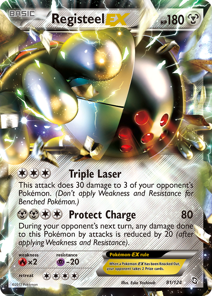 Registeel-EX - Dragons Exalted - Pokémon