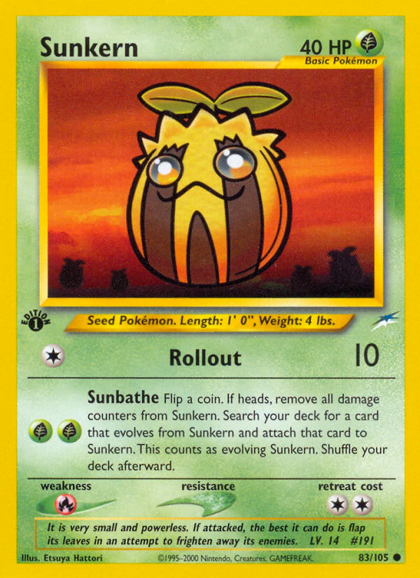 Sunkern - Neo Destiny - Pokémon
