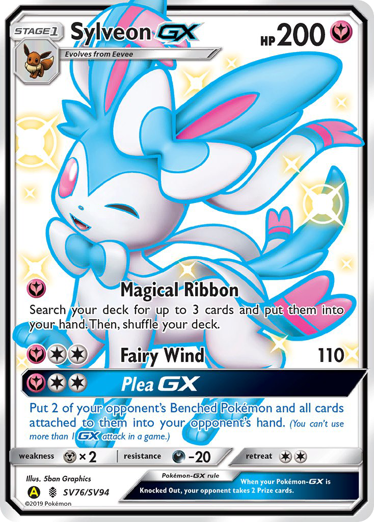 Sylveon-GX - Hidden Fates Shiny Vault - Pokémon