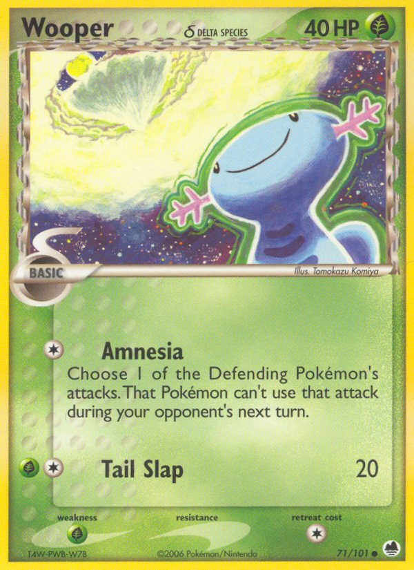 Wooper δ - Dragon Frontiers - Pokémon